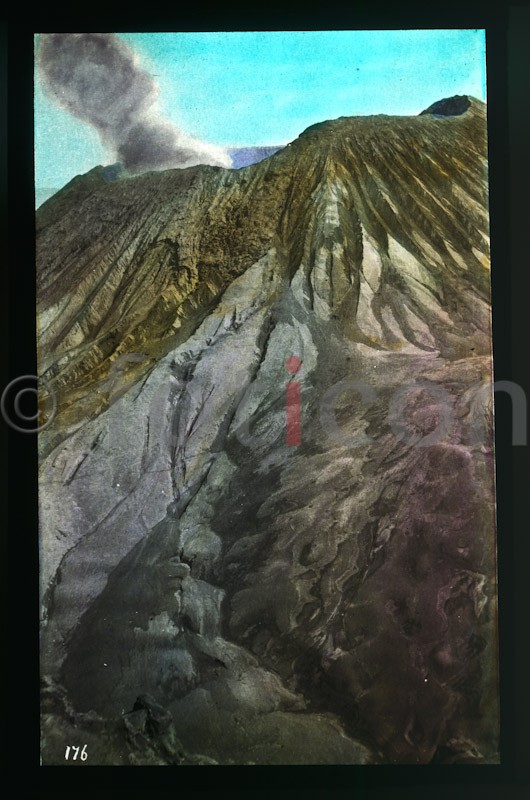 Vesuv. Lavafeld ; Vesuvius. Lava Field - Foto foticon-simon-vulkanismus-359-031.jpg | foticon.de - Bilddatenbank für Motive aus Geschichte und Kultur